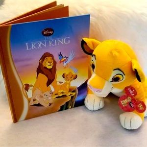 NWT Disney Lion King Book & Plush 13" Simba Kohl's Cares